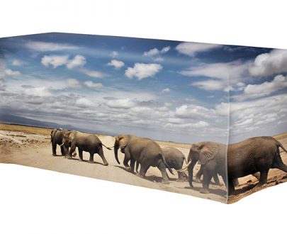 Fitted Table Cover Full Color Dye Sublimation